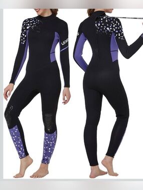 Seaskin Full Wetsuits for Men Womens 3mm Back Zip size large new without tags